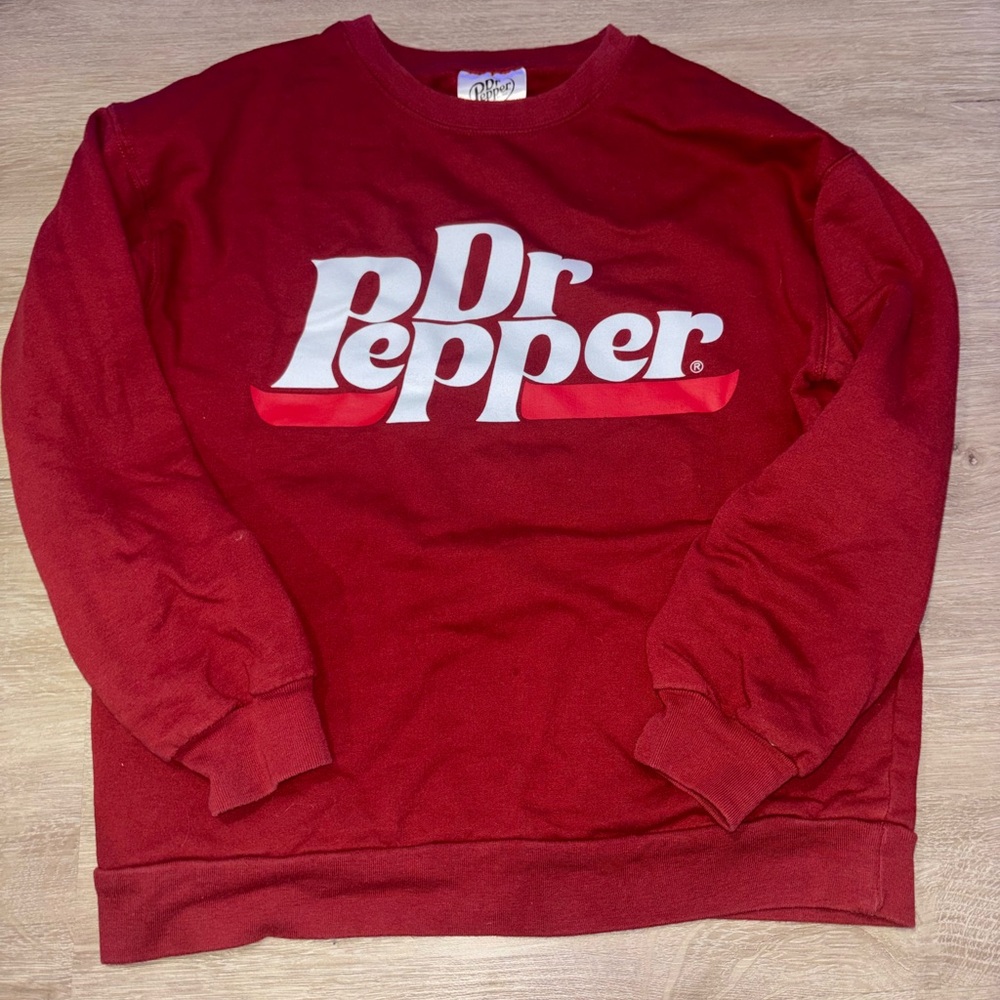 Red Vintage Dr Pepper Hoodie